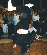 Junk breaking at Bournemouth pier, 1997