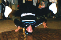 Junk breaking at Bournemouth pier, 1997