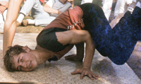 Steve Kerr doing a freeze -Bournemouth Gardens 1984